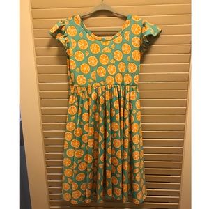 Orange slice DotDotSmile Empire Dress